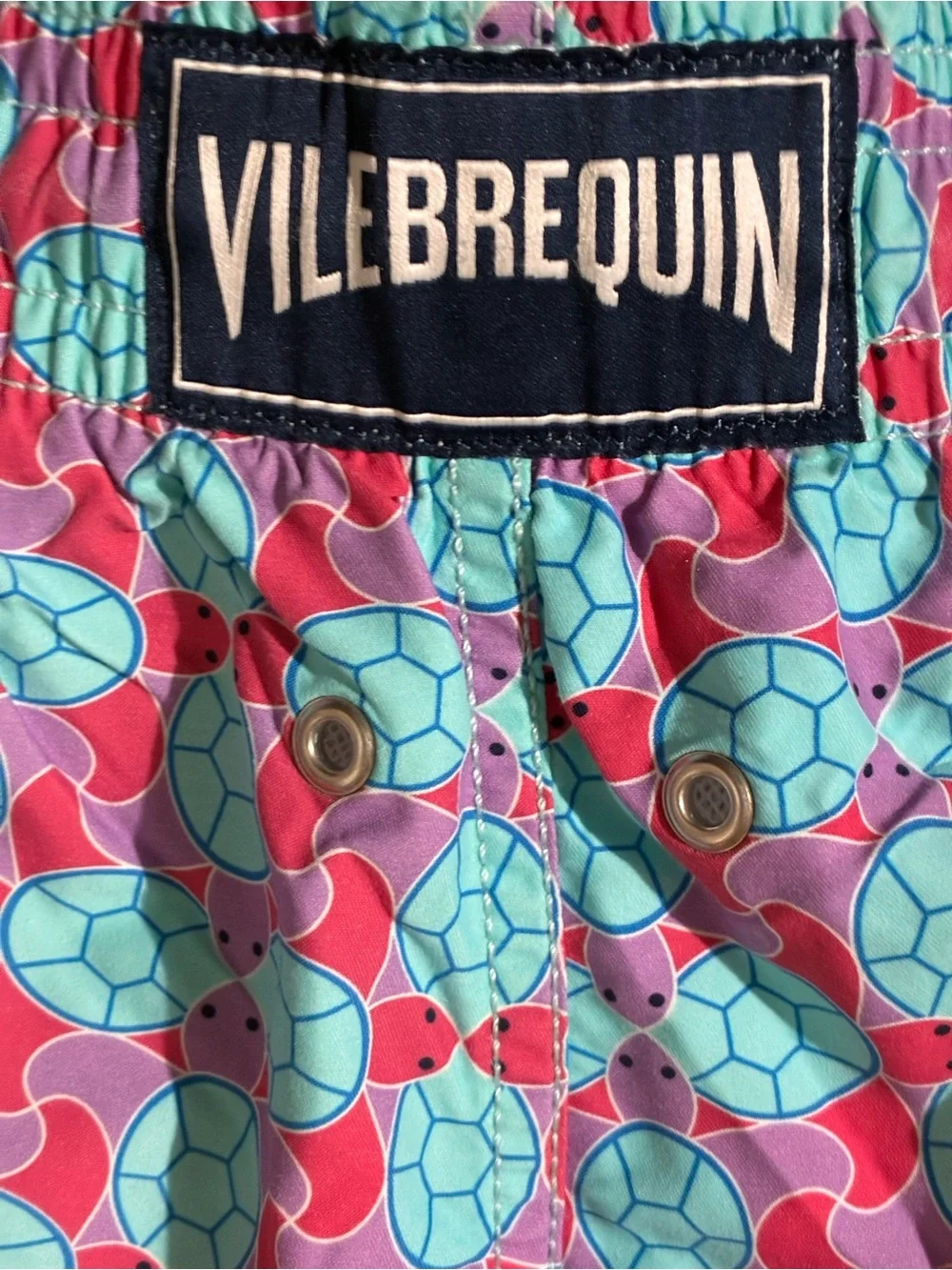 VILEBREQUIN Moorea Data Turtles Multicolor Swim Trunks